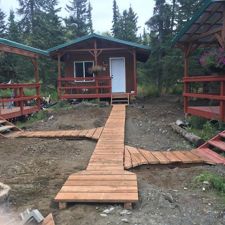 Whispering Woods Ak Cabins Kasilof Bagian luar foto
