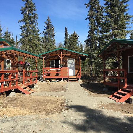 Whispering Woods Ak Cabins Kasilof Bagian luar foto