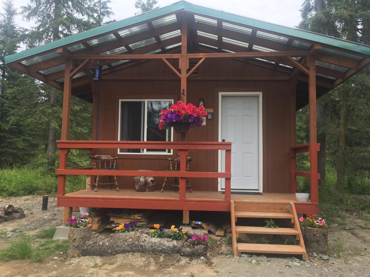 Whispering Woods Ak Cabins Kasilof Bagian luar foto