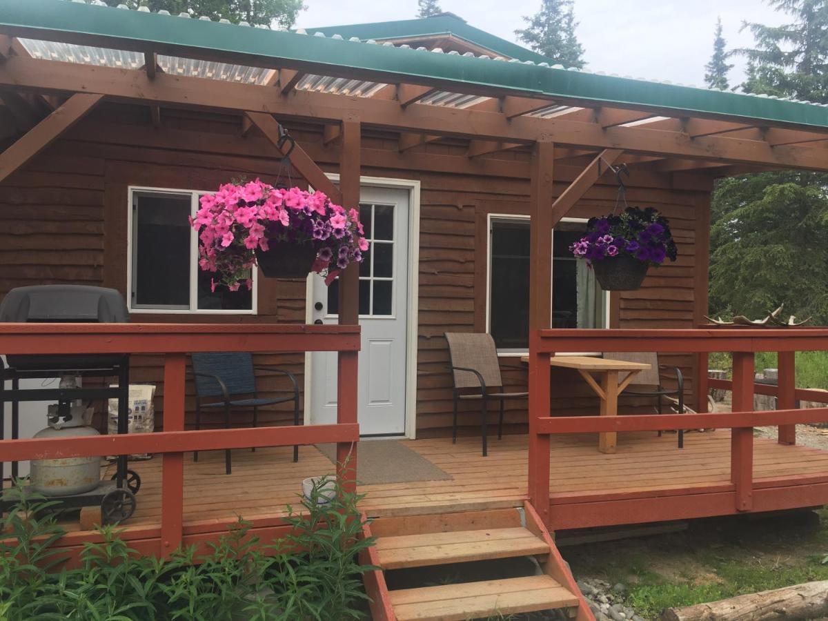 Whispering Woods Ak Cabins Kasilof Bagian luar foto